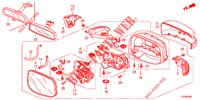 SPIEGEL/ZONNEKLEP (VIRAGE AUTOMATIQUE) voor Honda JAZZ HYBRID LUXURY 5 deuren CVT versnellingsbak 2015