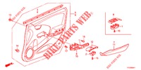 VOOR PORTIER VOERING (LH) voor Honda JAZZ HYBRID LUXURY 5 deuren CVT versnellingsbak 2015