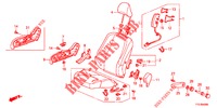VOOR ZITTING/VEILIGHEIDSRIEMEN (D.) voor Honda JAZZ HYBRID LUXURY 5 deuren CVT versnellingsbak 2015