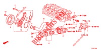 WATERPOMP/THERMOSTAAT  voor Honda JAZZ HYBRID LUXURY 5 deuren CVT versnellingsbak 2015