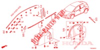 GIETWERK/BESCHERMER  voor Honda CIVIC 1.4 EXECUTIVE TUNER LESS 5 deuren 6-versnellings handgeschakelde versnellingsbak 2014