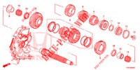 HULPAS  voor Honda CIVIC 1.4 EXECUTIVE TUNER LESS 5 deuren 6-versnellings handgeschakelde versnellingsbak 2014