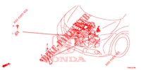 MOTOR DRAAD BUNDEL STANG (1.4L) voor Honda CIVIC 1.4 EXECUTIVE TUNER LESS 5 deuren 6-versnellings handgeschakelde versnellingsbak 2014