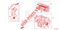 PAKKINGPAKKET/ VERSNELLINGSBAKSAMENSTEL (1.4L) voor Honda CIVIC 1.4 EXECUTIVE TUNER LESS 5 deuren 6-versnellings handgeschakelde versnellingsbak 2014