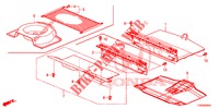 ACHTER VLOER BOX  voor Honda CIVIC DIESEL 1.6 EXECUTIVE 5 deuren 6-versnellings handgeschakelde versnellingsbak 2015