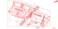 AUDIO UNIT (1) voor Honda CIVIC DIESEL 1.6 EXECUTIVE 5 deuren 6-versnellings handgeschakelde versnellingsbak 2015