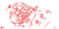 KOPPELING BEHUIZING (DIESEL) voor Honda CIVIC DIESEL 1.6 EXECUTIVE 5 deuren 6-versnellings handgeschakelde versnellingsbak 2015
