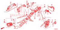 VOOR PORTIER SLOTEN/BUITEN HENDEL  voor Honda CIVIC DIESEL 1.6 EXECUTIVE 5 deuren 6-versnellings handgeschakelde versnellingsbak 2015
