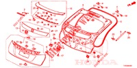 ACHTERKLEP PANEEL(2DE)  voor Honda CIVIC DIESEL 1.6 EXECUTIVE EURO 6 5 deuren 6-versnellings handgeschakelde versnellingsbak 2015