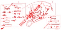 BEDRADINGSBUNDEL (3) (LH) voor Honda CIVIC DIESEL 1.6 EXECUTIVE EURO 6 5 deuren 6-versnellings handgeschakelde versnellingsbak 2015
