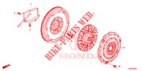 KOPPELING VERSNELLING VORK (DIESEL) voor Honda CIVIC DIESEL 1.6 EXECUTIVE EURO 6 5 deuren 6-versnellings handgeschakelde versnellingsbak 2015