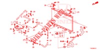 RADIATOR SLANG/RESERVETANK (DIESEL) voor Honda CIVIC DIESEL 1.6 EXECUTIVE EURO 6 5 deuren 6-versnellings handgeschakelde versnellingsbak 2015