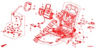 V. ZITTING COMPONENTEN (G.) (HAUTEUR MANUELLE) voor Honda CIVIC DIESEL 1.6 EXECUTIVE EURO 6 5 deuren 6-versnellings handgeschakelde versnellingsbak 2015