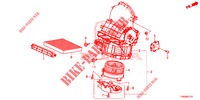 VERWARMING AANJAGER (LH) voor Honda CIVIC DIESEL 1.6 EXECUTIVE EURO 6 5 deuren 6-versnellings handgeschakelde versnellingsbak 2015