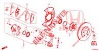 VOOR REM  voor Honda CIVIC DIESEL 1.6 EXECUTIVE EURO 6 5 deuren 6-versnellings handgeschakelde versnellingsbak 2015