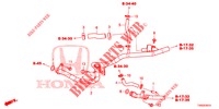 WATERSLANG/VERWARMING KANAAL (DIESEL) voor Honda CIVIC DIESEL 1.6 EXECUTIVE EURO 6 5 deuren 6-versnellings handgeschakelde versnellingsbak 2015
