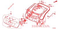 ACHTERKLEP PANEEL(2DE)  voor Honda CIVIC DIESEL 1.6 EXECUTIVE 5 deuren 6-versnellings handgeschakelde versnellingsbak 2013
