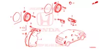 ANTENNE/LUIDSPREKER  voor Honda CIVIC DIESEL EXECUTIVE 5 deuren 6-versnellings handgeschakelde versnellingsbak 2013