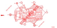 DOORVOERTULLE (INFERIEUR) voor Honda CIVIC DIESEL 1.6 EXECUTIVE 5 deuren 6-versnellings handgeschakelde versnellingsbak 2013