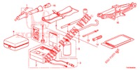 GEREEDSCHAP/KRIK  voor Honda CIVIC DIESEL 1.6 EXECUTIVE 5 deuren 6-versnellings handgeschakelde versnellingsbak 2013