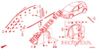 GIETWERK/BESCHERMER  voor Honda CIVIC DIESEL 1.6 EXECUTIVE 5 deuren 6-versnellings handgeschakelde versnellingsbak 2013