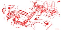 INSTRUMENTEN PANEEL BOVEN (LH) voor Honda CIVIC DIESEL 1.6 EXECUTIVE 5 deuren 6-versnellings handgeschakelde versnellingsbak 2013