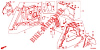 KOFFERBAK ZIJ BEKLEDING  voor Honda CIVIC DIESEL 1.6 EXECUTIVE 5 deuren 6-versnellings handgeschakelde versnellingsbak 2013