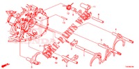 OVERSCHAKELVORK/STELSCHROEF (DIESEL) (1.6L) voor Honda CIVIC DIESEL 1.6 EXECUTIVE 5 deuren 6-versnellings handgeschakelde versnellingsbak 2013