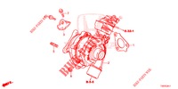TURBOLADER (DIESEL) (1.6L) voor Honda CIVIC DIESEL 1.6 EXECUTIVE 5 deuren 6-versnellings handgeschakelde versnellingsbak 2013