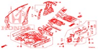 VLOER/BINNEN PANELEN  voor Honda CIVIC DIESEL 1.6 EXECUTIVE 5 deuren 6-versnellings handgeschakelde versnellingsbak 2013