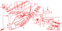VOOR PORTIER VOERING (LH) voor Honda CIVIC DIESEL 1.6 EXECUTIVE 5 deuren 6-versnellings handgeschakelde versnellingsbak 2013