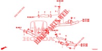 WATERSLANG/VERWARMING KANAAL (DIESEL) (1.6L) voor Honda CIVIC DIESEL 1.6 EXECUTIVE 5 deuren 6-versnellings handgeschakelde versnellingsbak 2013