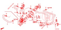 WATERSLANG/VERWARMING KANAAL (DIESEL) (LH) voor Honda CIVIC DIESEL 1.6 EXECUTIVE 5 deuren 6-versnellings handgeschakelde versnellingsbak 2013
