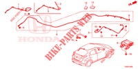 ANTENNE/LUIDSPREKER (LH) voor Honda CIVIC DIESEL 1.6 EXECUTIVE 5 deuren 6-versnellings handgeschakelde versnellingsbak 2014