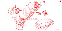 ANTENNE/LUIDSPREKER  voor Honda CIVIC DIESEL 1.6 EXECUTIVE 5 deuren 6-versnellings handgeschakelde versnellingsbak 2014