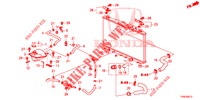 RADIATOR SLANG/RESERVETANK (DIESEL) voor Honda CIVIC DIESEL 1.6 EXECUTIVE 5 deuren 6-versnellings handgeschakelde versnellingsbak 2014