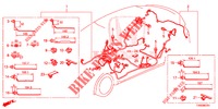 BEDRADINGSBUNDEL (3) (LH) voor Honda CIVIC 1.8 EXECUTIVE 5 deuren 6-versnellings handgeschakelde versnellingsbak 2015