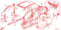 BUITEN PANELEN/ACHTER PANEEL  voor Honda CIVIC 1.8 EXECUTIVE 5 deuren 6-versnellings handgeschakelde versnellingsbak 2015
