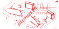 MIDDEN DISPLAY  voor Honda CIVIC 1.8 EXECUTIVE 5 deuren 6-versnellings handgeschakelde versnellingsbak 2012