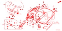ACHTERKLEP PANEEL(2DE)  voor Honda CIVIC  1.0 COMFORT 5 deuren 6-versnellings handgeschakelde versnellingsbak 2017
