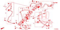 AIRCONDITIONER (FLEXIBLES/TUYAUX) (1,0 L) (LH) voor Honda CIVIC  1.0 COMFORT 5 deuren 6-versnellings handgeschakelde versnellingsbak 2017