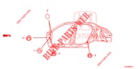 DOORVOERTULLE (LATERAL) voor Honda CIVIC  1.0 COMFORT 5 deuren 6-versnellings handgeschakelde versnellingsbak 2017