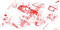 INSTRUMENTEN AFWERKING (COTE DE CONDUCTEUR) (LH) voor Honda CIVIC  1.0 COMFORT 5 deuren 6-versnellings handgeschakelde versnellingsbak 2017