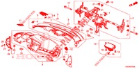 INSTRUMENTEN PANEEL BOVEN (LH) voor Honda CIVIC  1.0 COMFORT 5 deuren 6-versnellings handgeschakelde versnellingsbak 2017