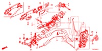VOOR PORTIER SLOTEN/BUITEN HENDEL  voor Honda CIVIC  1.0 COMFORT 5 deuren 6-versnellings handgeschakelde versnellingsbak 2017