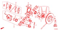 VOOR REM (2) voor Honda CIVIC  1.0 COMFORT 5 deuren 6-versnellings handgeschakelde versnellingsbak 2017