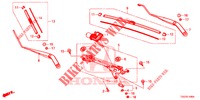 VOOR RUITESPROEIER (LH) voor Honda CIVIC  1.0 COMFORT 5 deuren 6-versnellings handgeschakelde versnellingsbak 2017