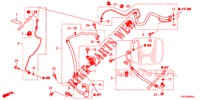 AIRCONDITIONER (FLEXIBLES/TUYAUX) (1,0 L) (LH) voor Honda CIVIC  1.0 COMFORT 5 deuren CVT versnellingsbak 2017