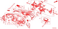 INSTRUMENTEN PANEEL BOVEN (LH) voor Honda CIVIC  1.0 COMFORT 5 deuren CVT versnellingsbak 2017