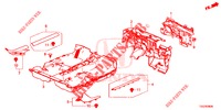 VLOERMAT/ISOLATOR  voor Honda CIVIC  1.0 COMFORT 5 deuren CVT versnellingsbak 2017